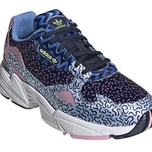 ADIDAS FALCON 'GLOW BLUE' COLLEGIATE NAVY/GLOW BLUE/TRUE PINK size 10